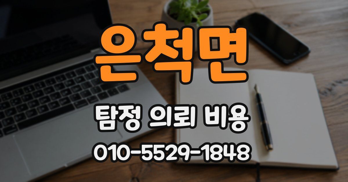 은척면 탐정 의뢰 비용