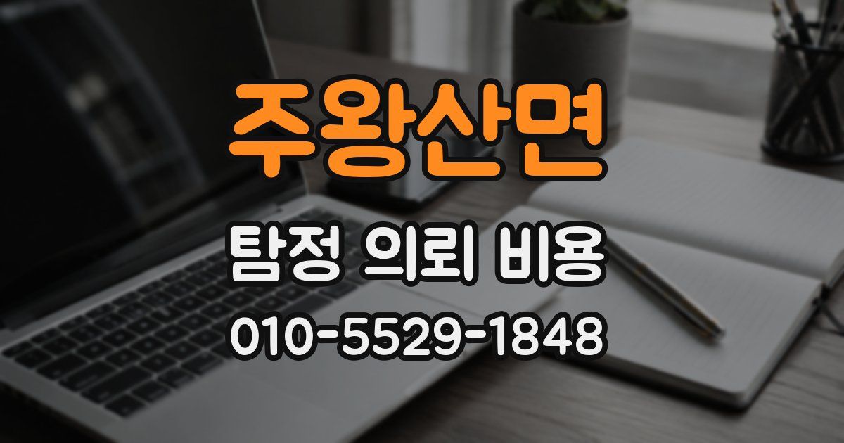 주왕산면 탐정 의뢰 비용