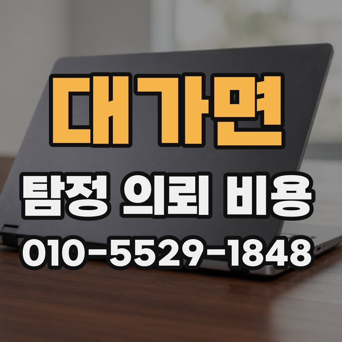 대가면 탐정 의뢰 비용