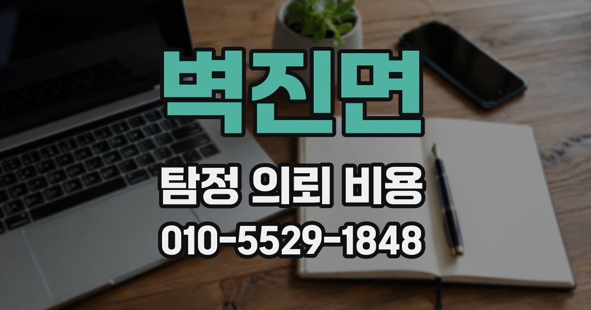 벽진면 탐정 의뢰 비용