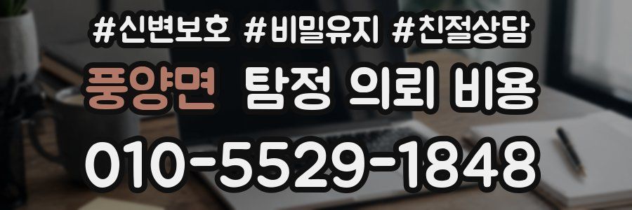 풍양면 탐정 의뢰 비용