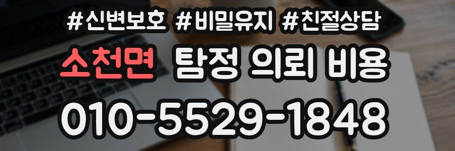 소천면 탐정 의뢰 비용