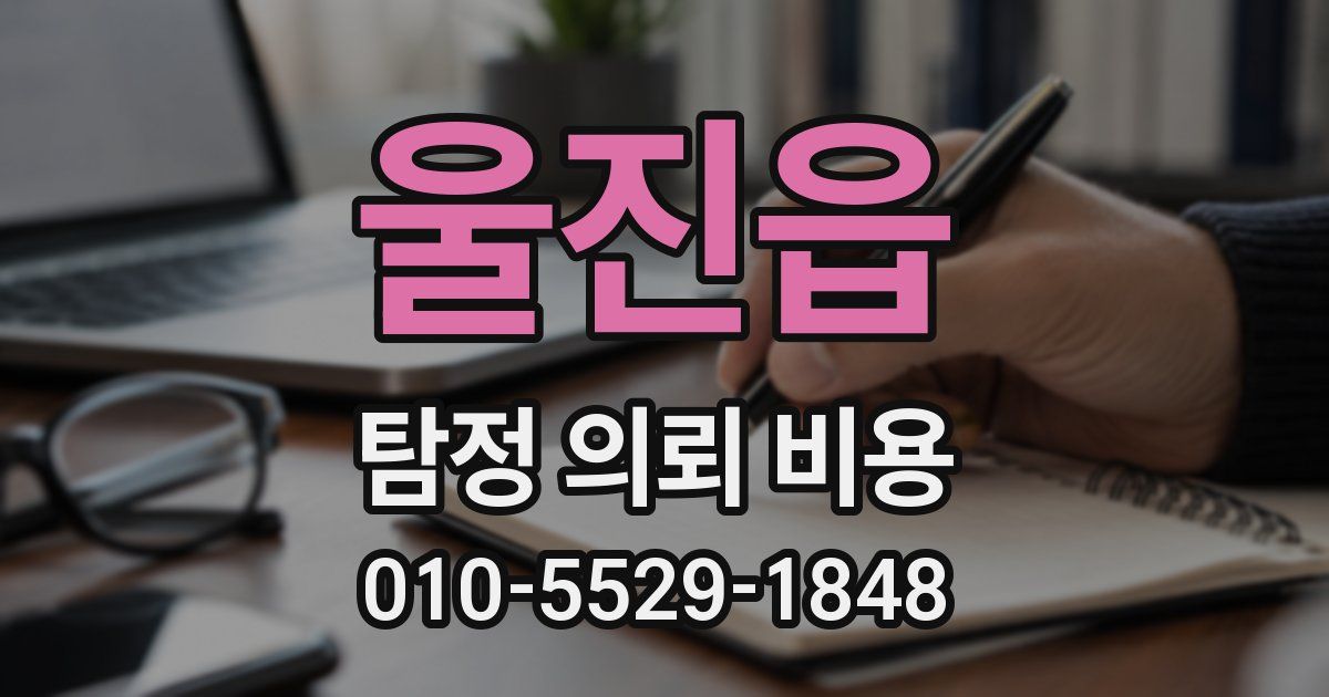 울진읍 탐정 의뢰 비용