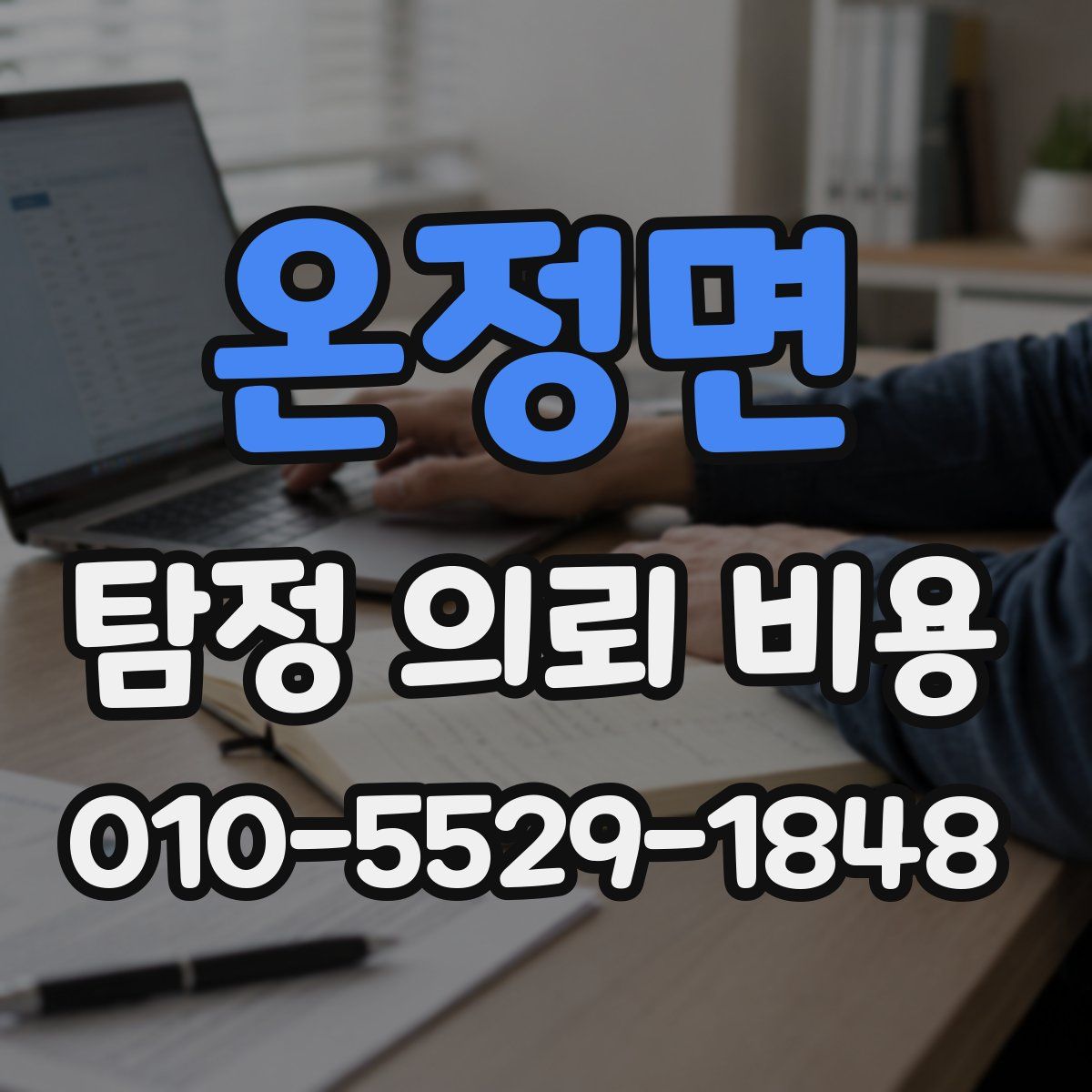 온정면 탐정 의뢰 비용