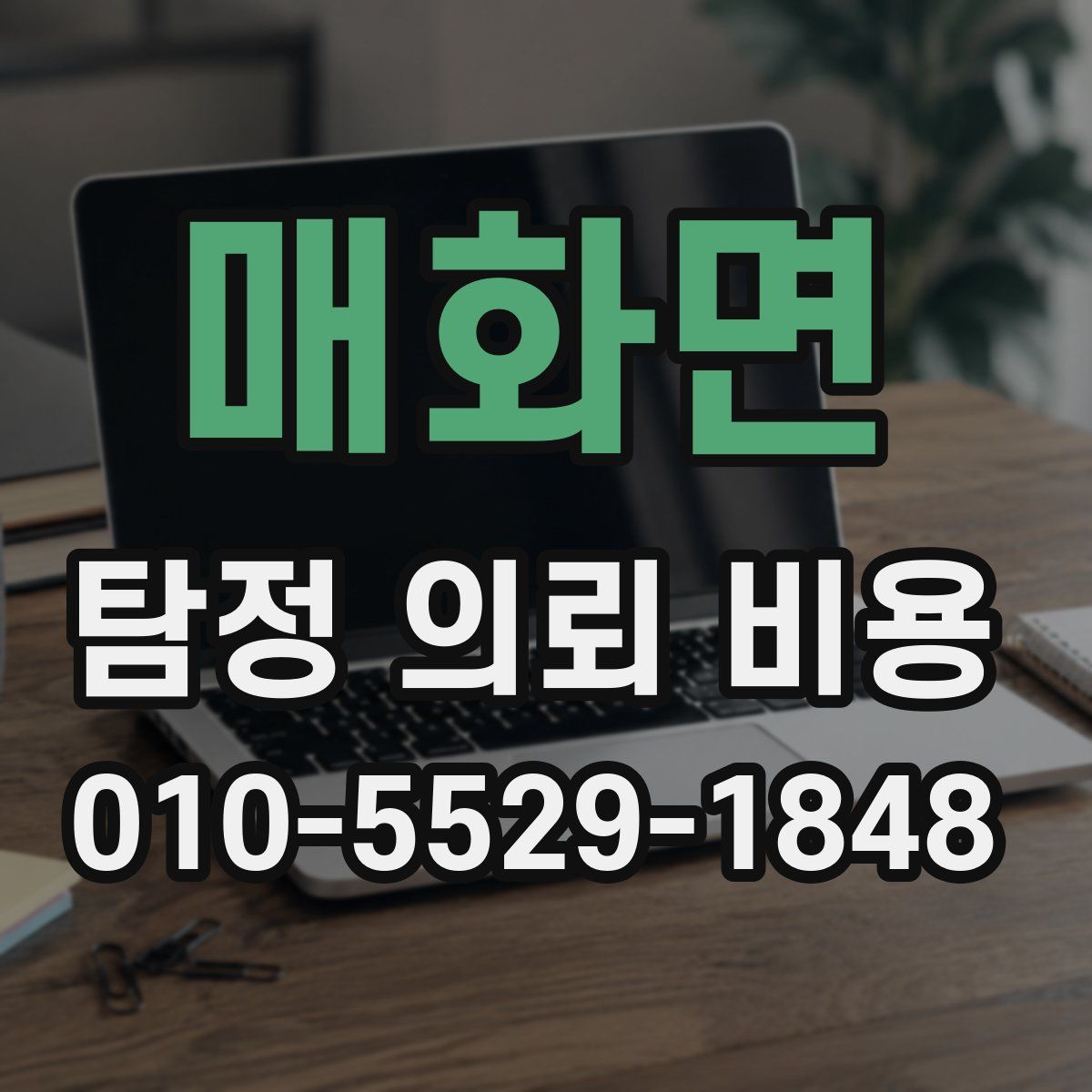 매화면 탐정 의뢰 비용