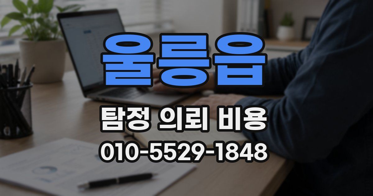 울릉읍 탐정 의뢰 비용
