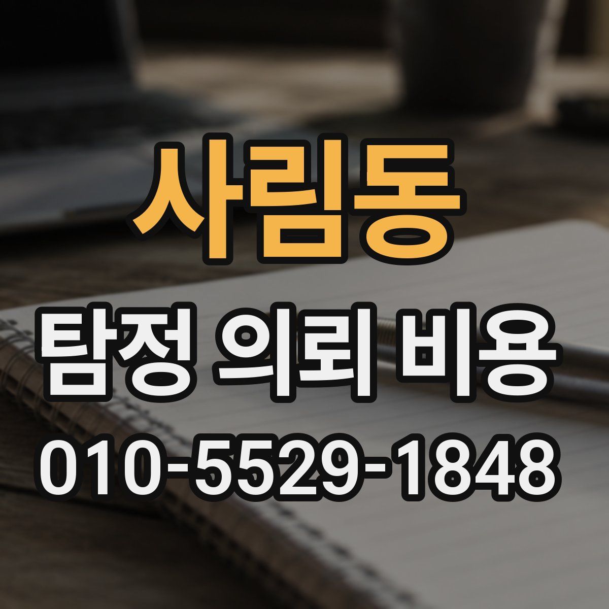 사림동 탐정 의뢰 비용