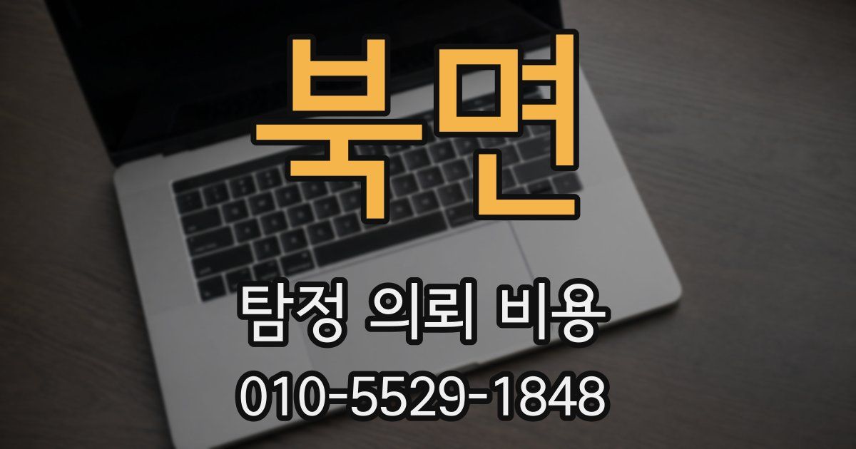 북면 탐정 의뢰 비용