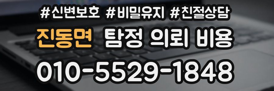 진동면 탐정 의뢰 비용