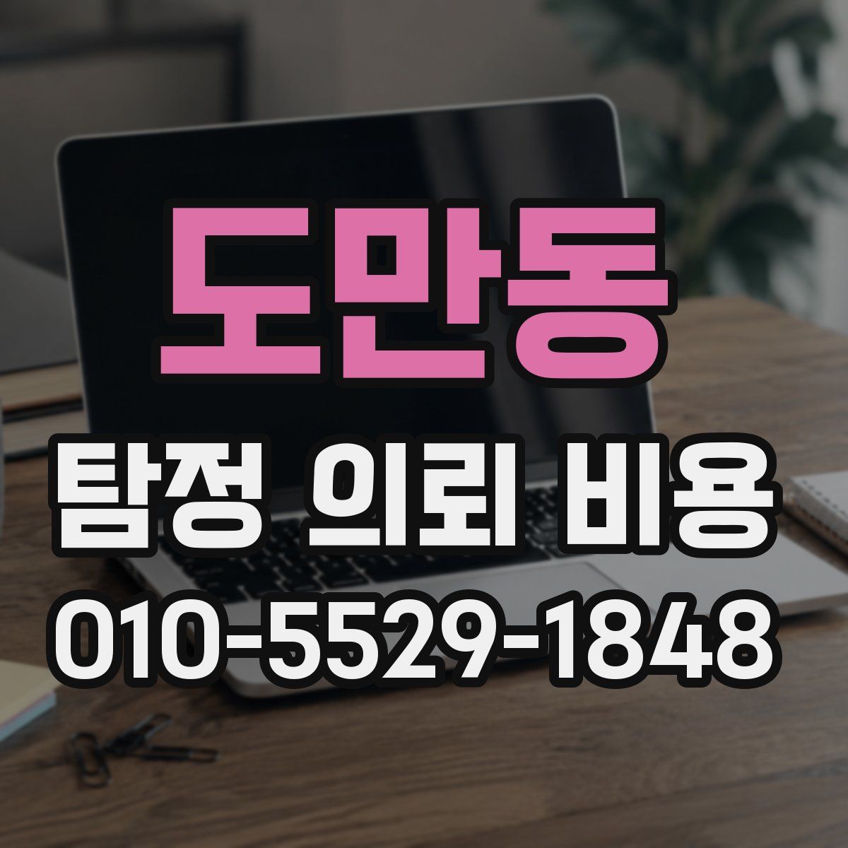도만동 탐정 의뢰 비용
