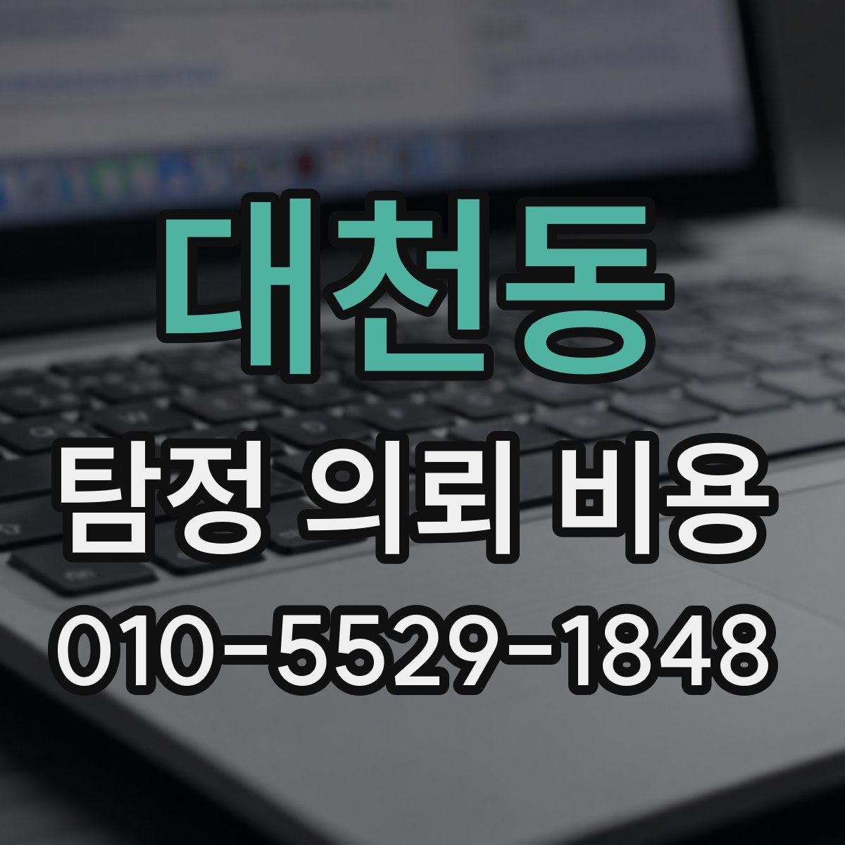 대천동 탐정 의뢰 비용