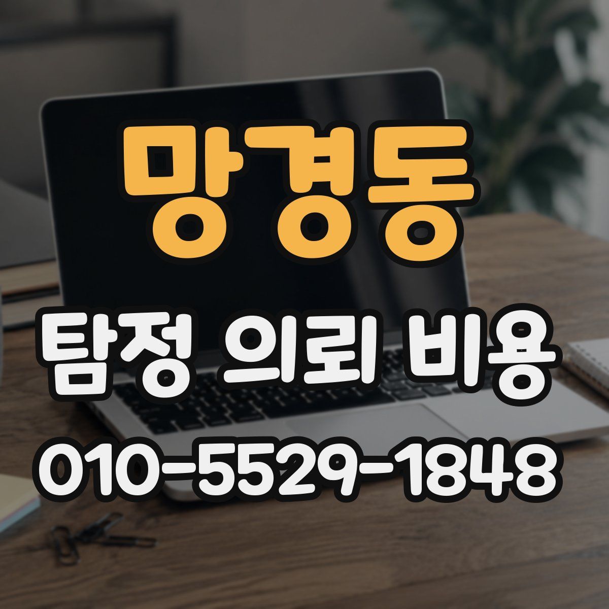 망경동 탐정 의뢰 비용