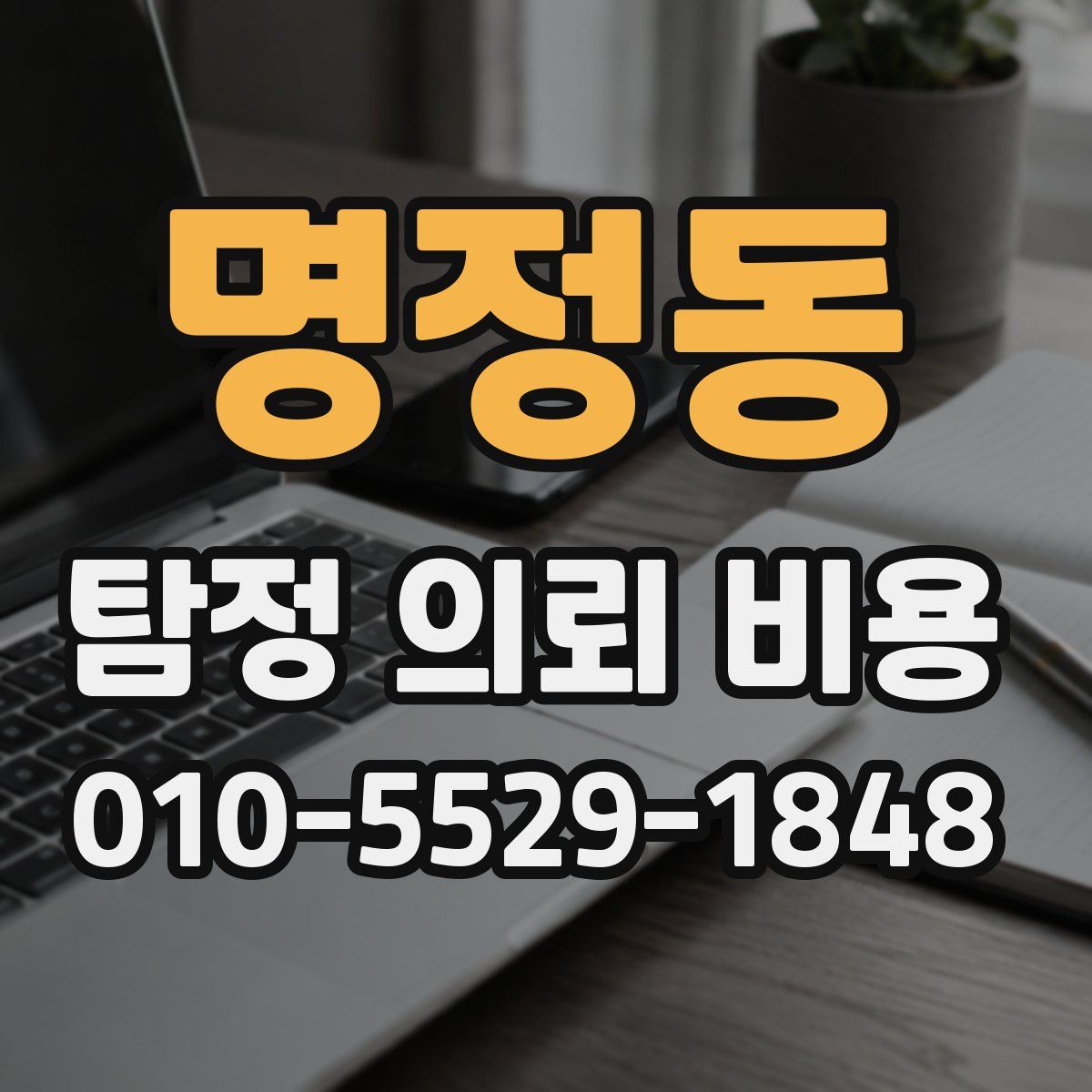 명정동 탐정 의뢰 비용