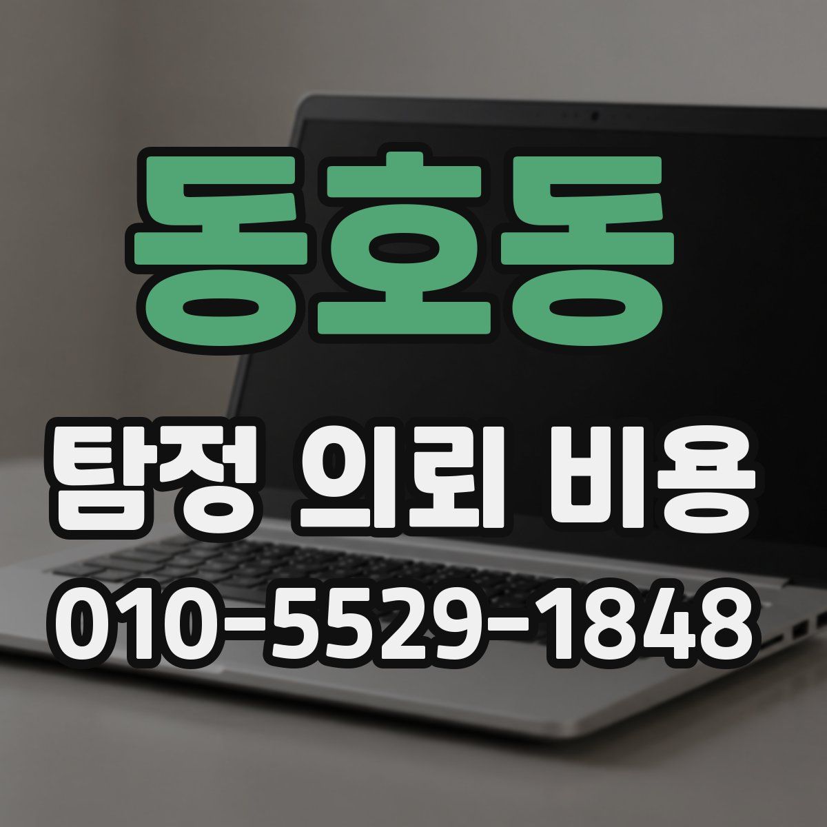 동호동 탐정 의뢰 비용