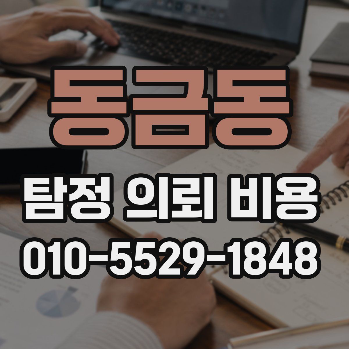 동금동 탐정 의뢰 비용
