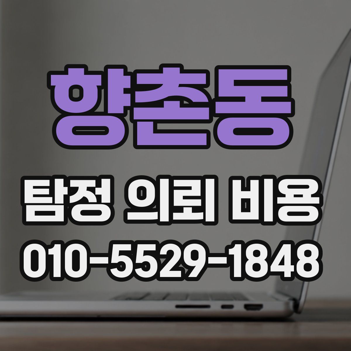 향촌동 탐정 의뢰 비용