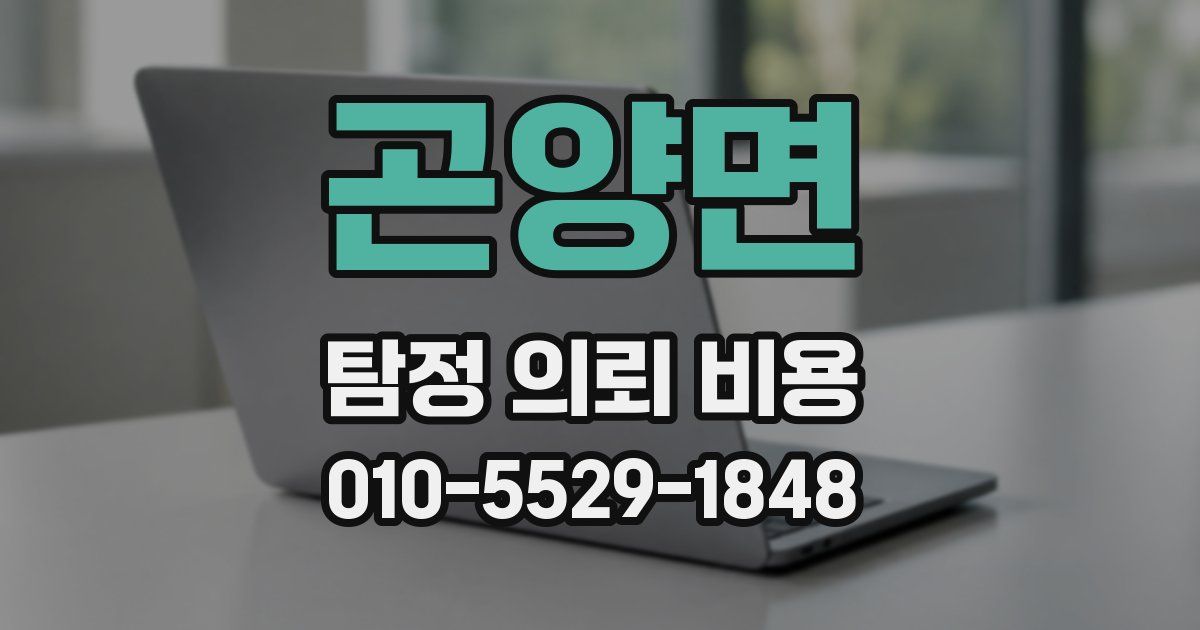 곤양면 탐정 의뢰 비용