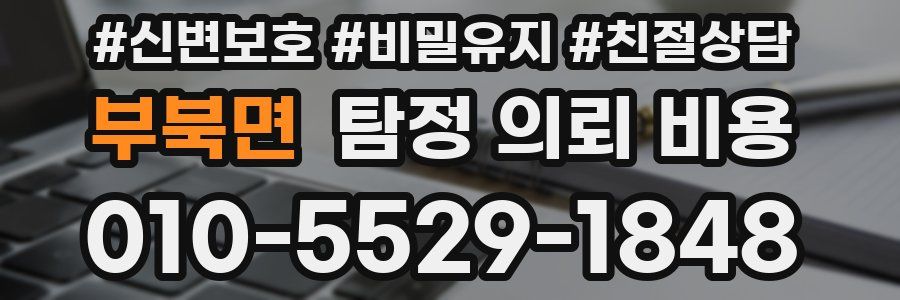 부북면 탐정 의뢰 비용