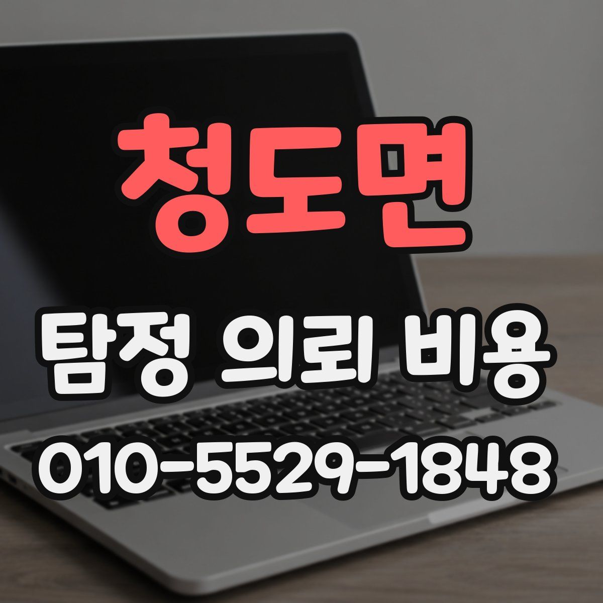 청도면 탐정 의뢰 비용