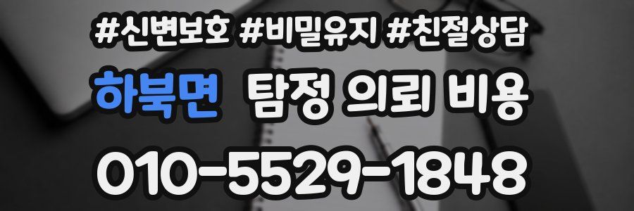 하북면 탐정 의뢰 비용