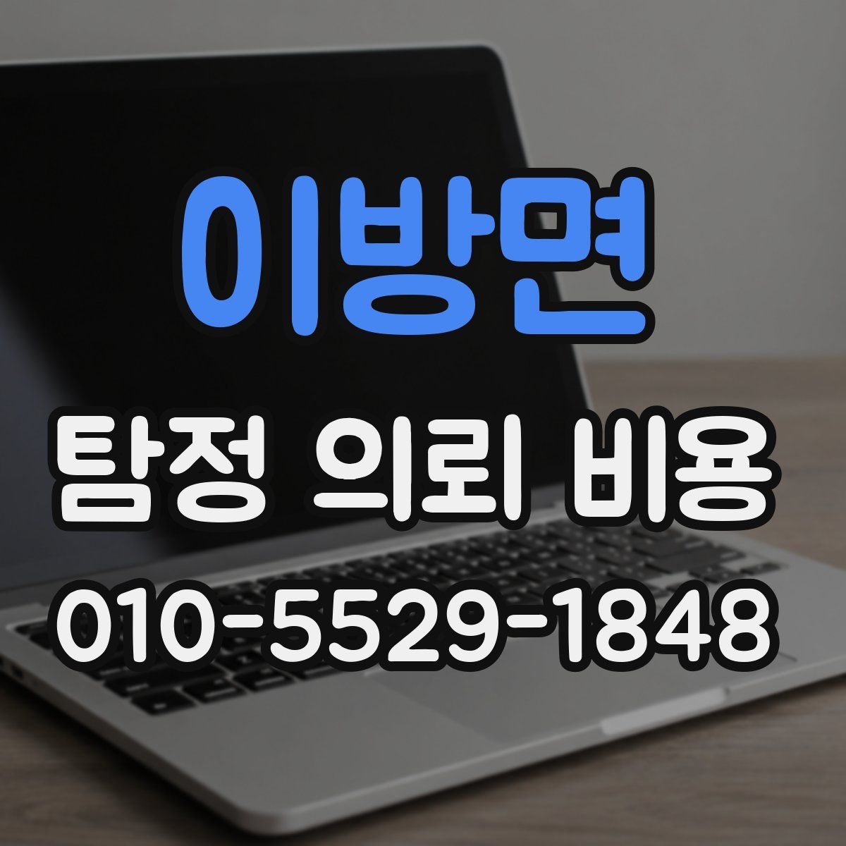 이방면 탐정 의뢰 비용