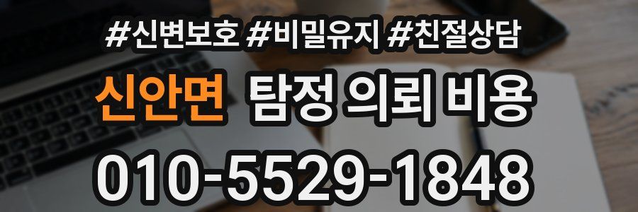 신안면 탐정 의뢰 비용