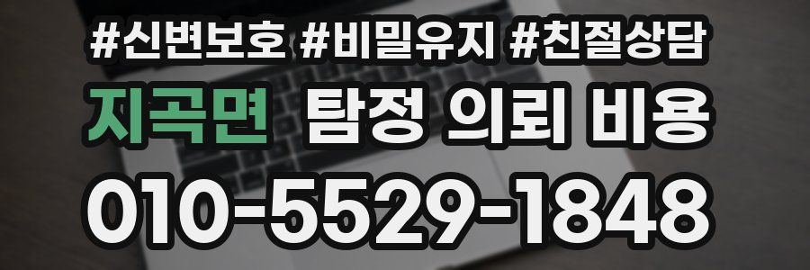 지곡면 탐정 의뢰 비용