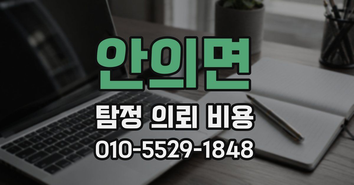 안의면 탐정 의뢰 비용