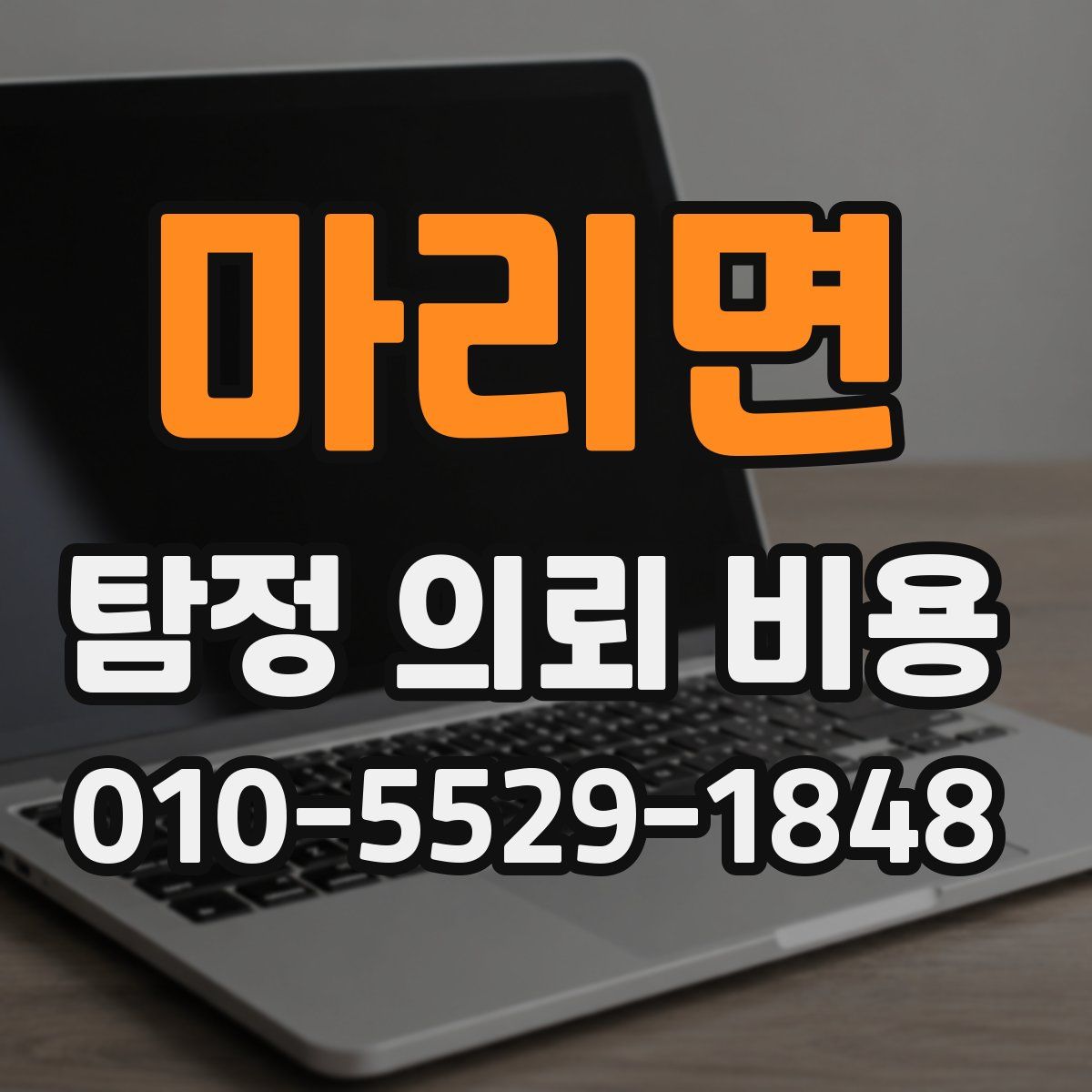 마리면 탐정 의뢰 비용