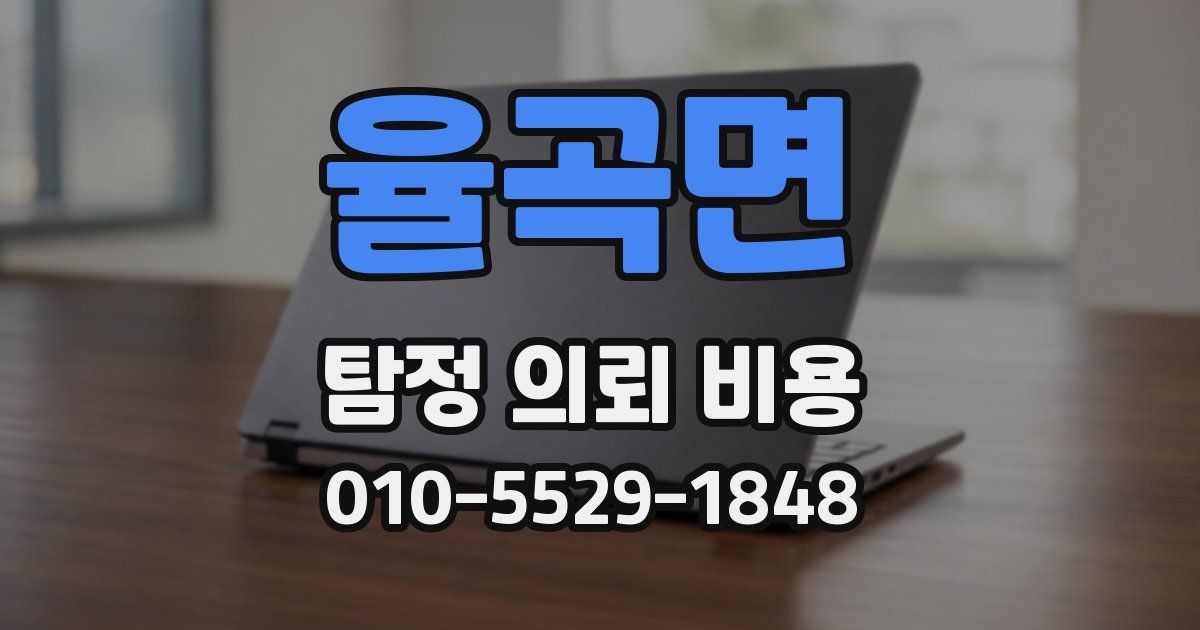 율곡면 탐정 의뢰 비용