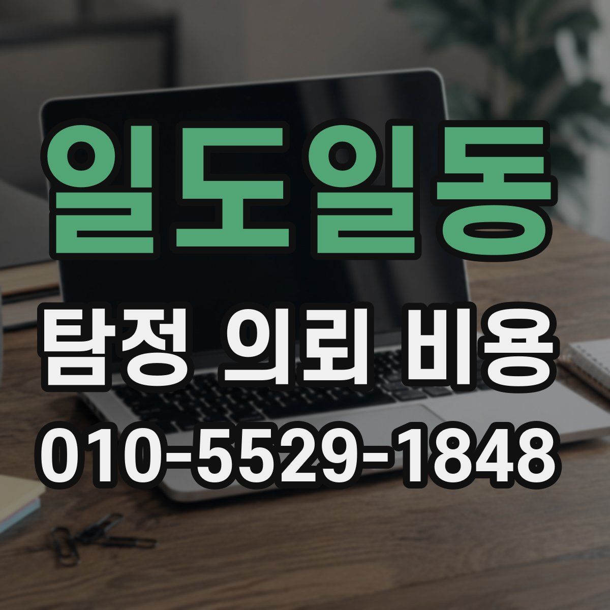 일도일동 탐정 의뢰 비용