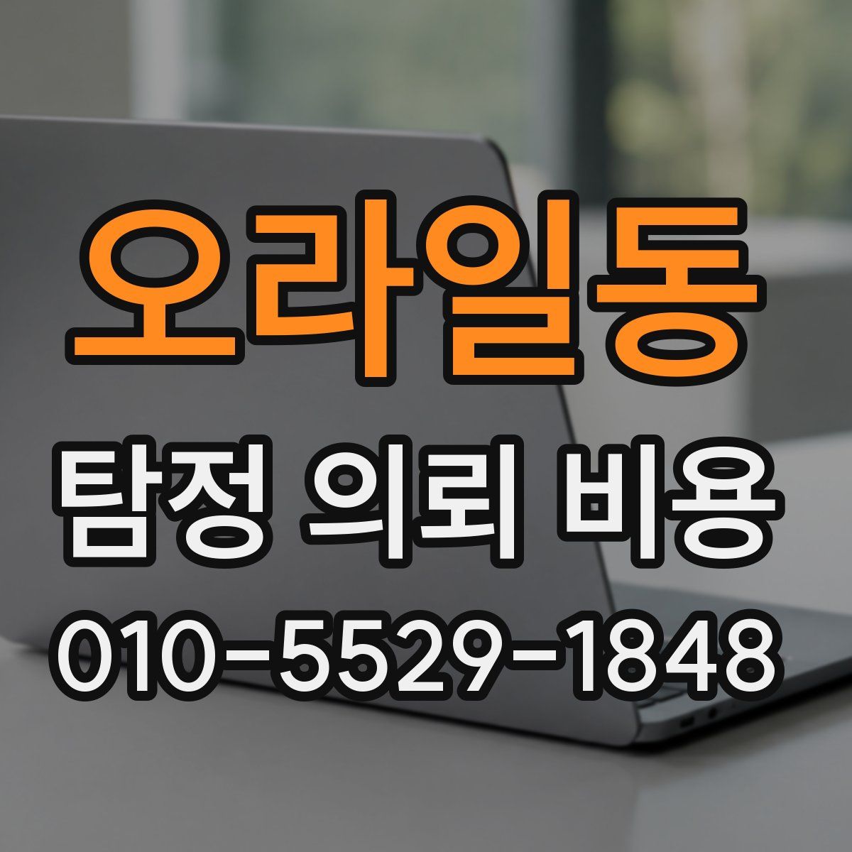 오라일동 탐정 의뢰 비용