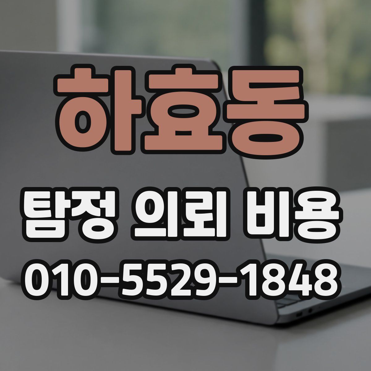 하효동 탐정 의뢰 비용