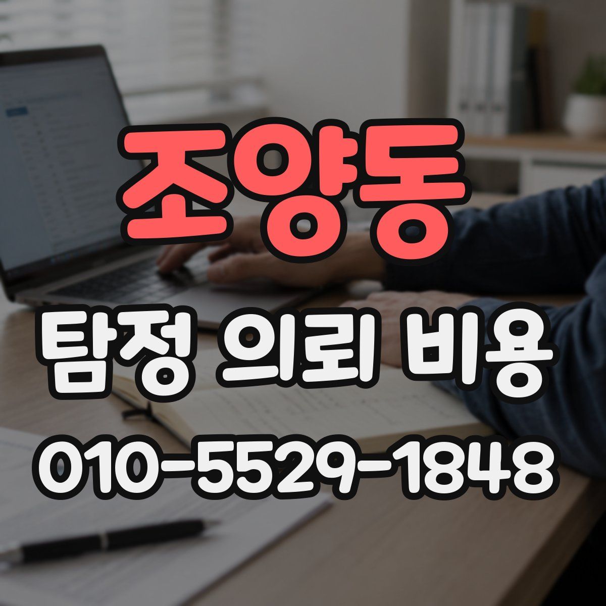 조양동 탐정 의뢰 비용