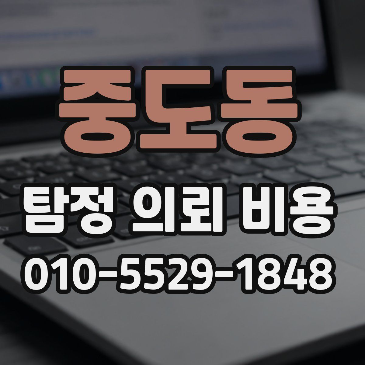 중도동 탐정 의뢰 비용