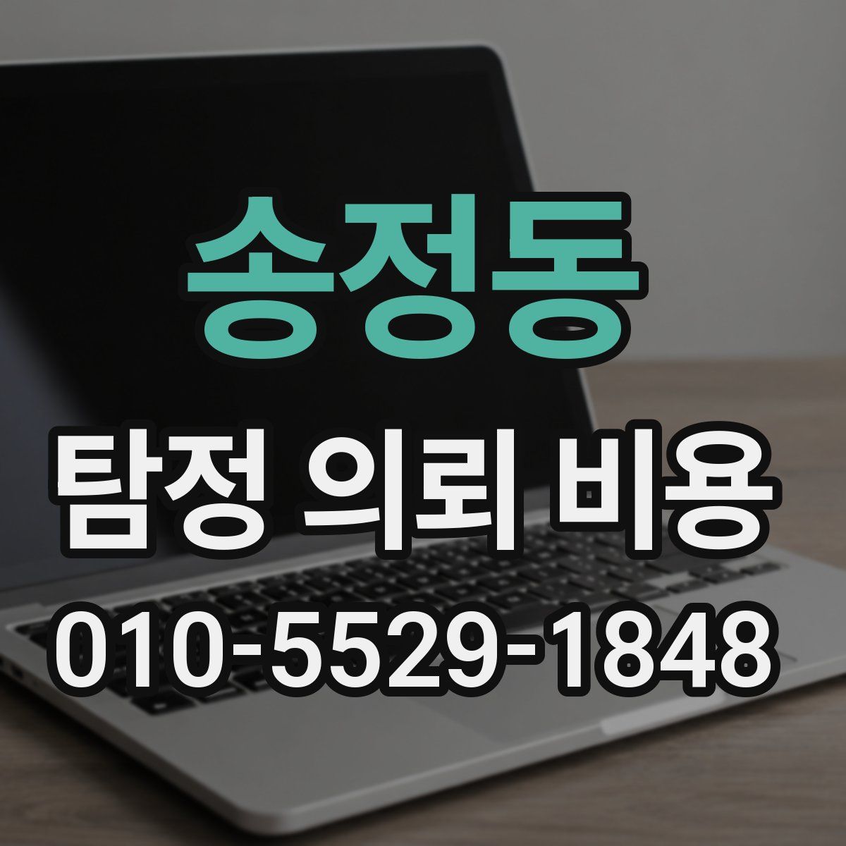 송정동 탐정 의뢰 비용