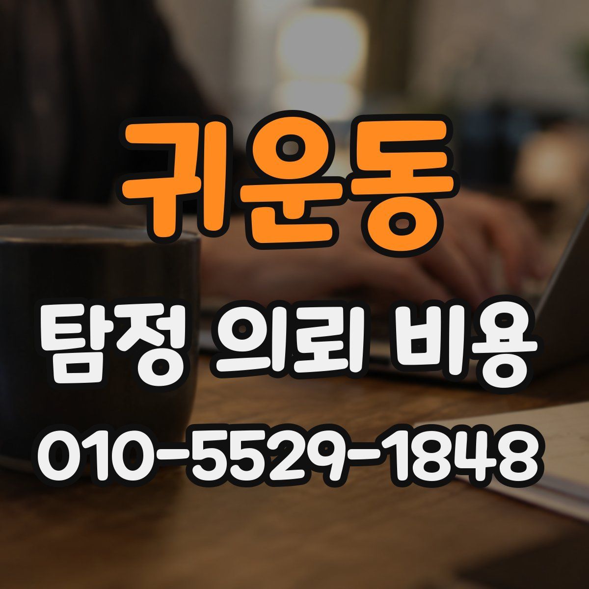 귀운동 탐정 의뢰 비용