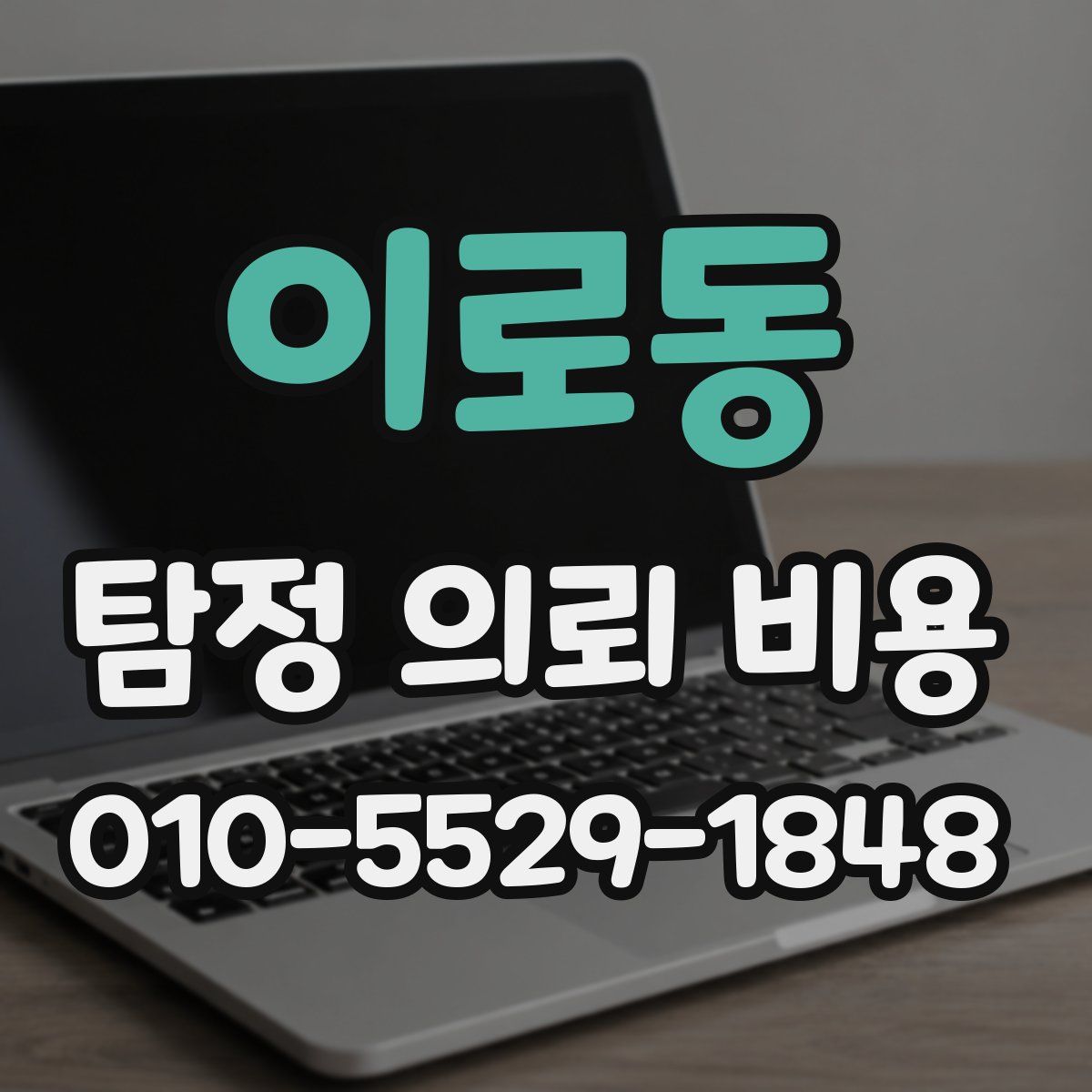 이로동 탐정 의뢰 비용