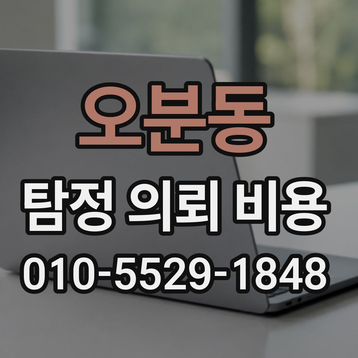오분동 탐정 의뢰 비용