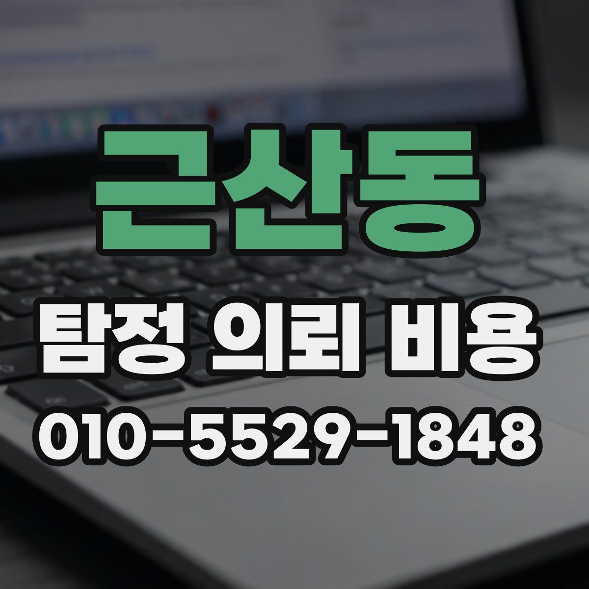 근산동 탐정 의뢰 비용