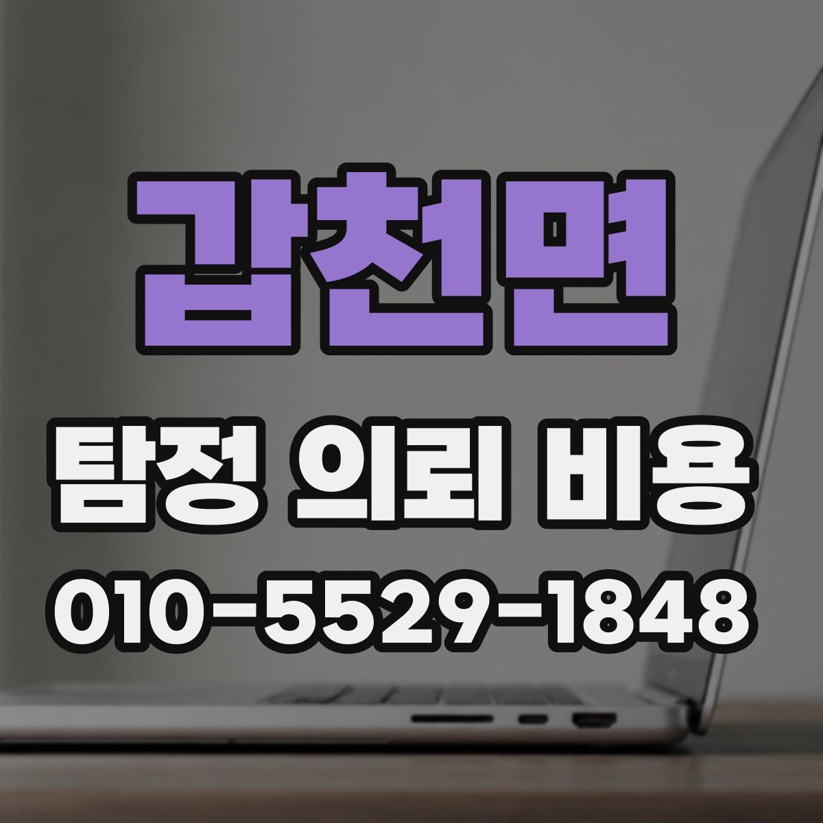 갑천면 탐정 의뢰 비용
