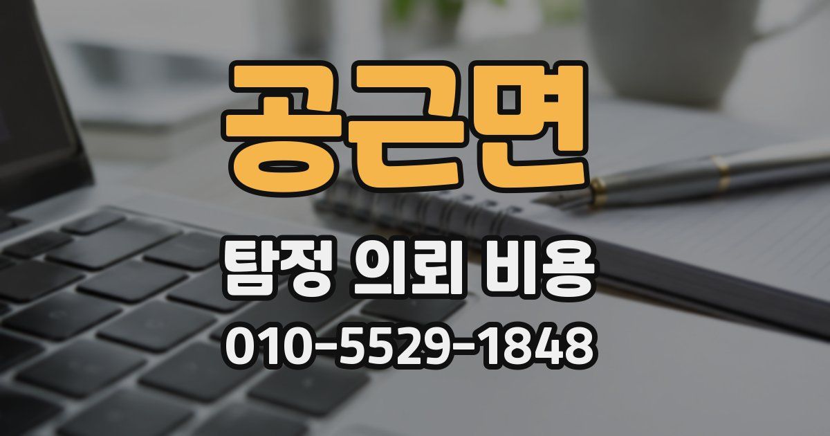 공근면 탐정 의뢰 비용