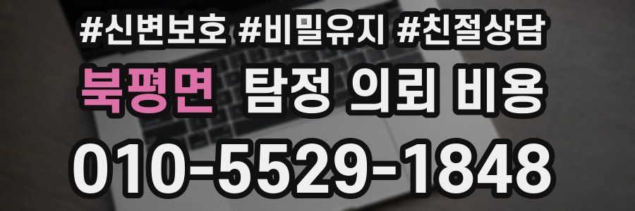 북평면 탐정 의뢰 비용