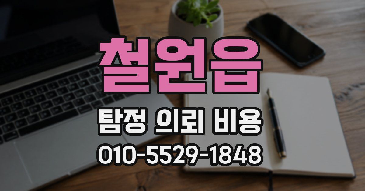 철원읍 탐정 의뢰 비용