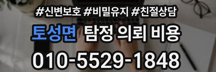 토성면 탐정 의뢰 비용