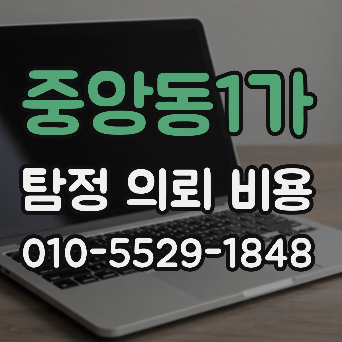 중앙동1가 탐정 의뢰 비용