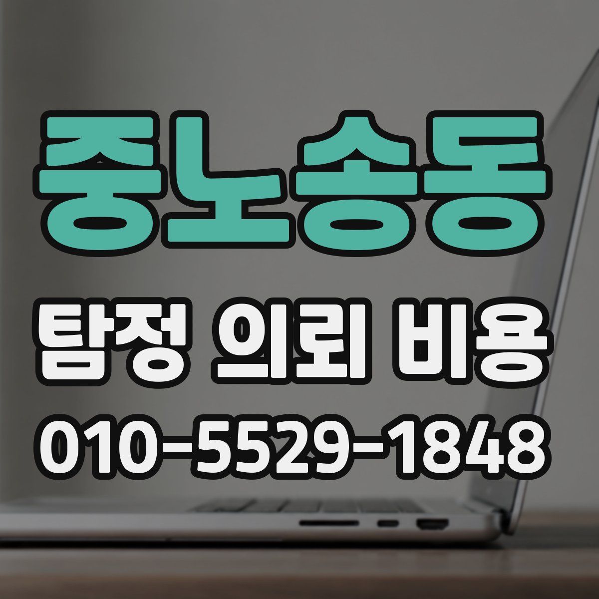 중노송동 탐정 의뢰 비용