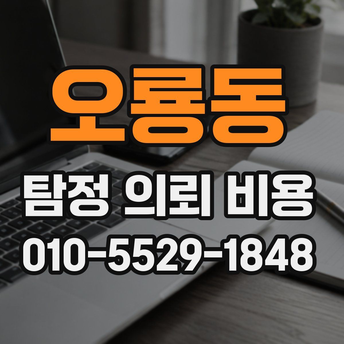 오룡동 탐정 의뢰 비용