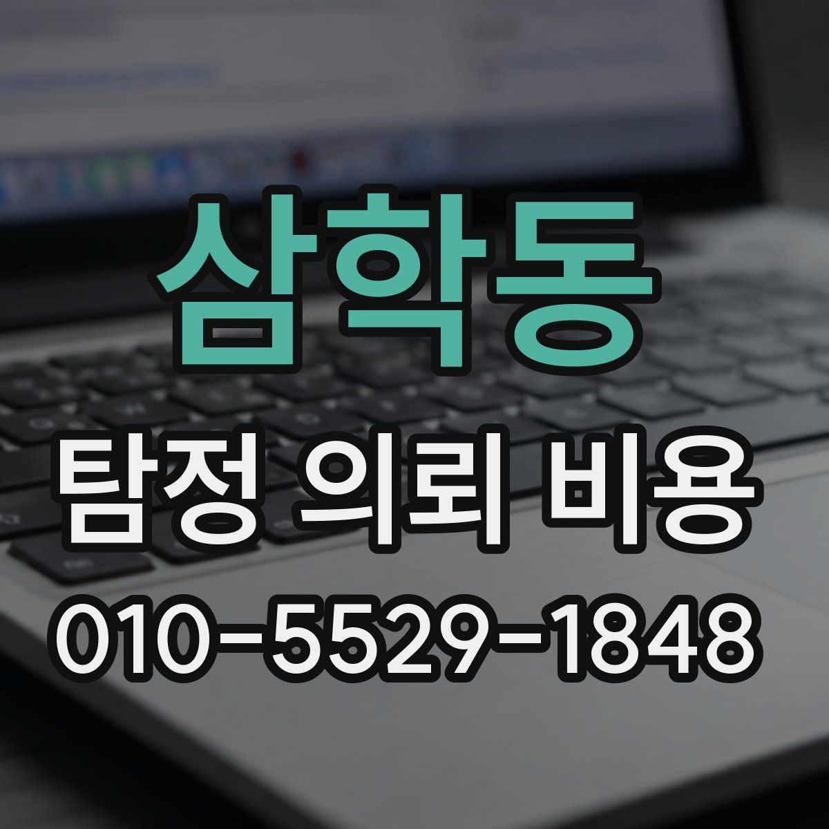 삼학동 탐정 의뢰 비용