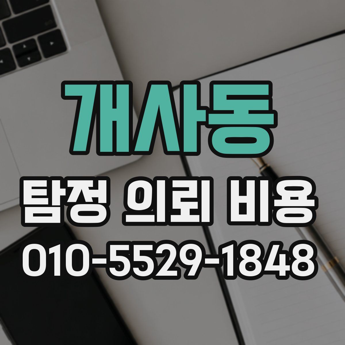 개사동 탐정 의뢰 비용